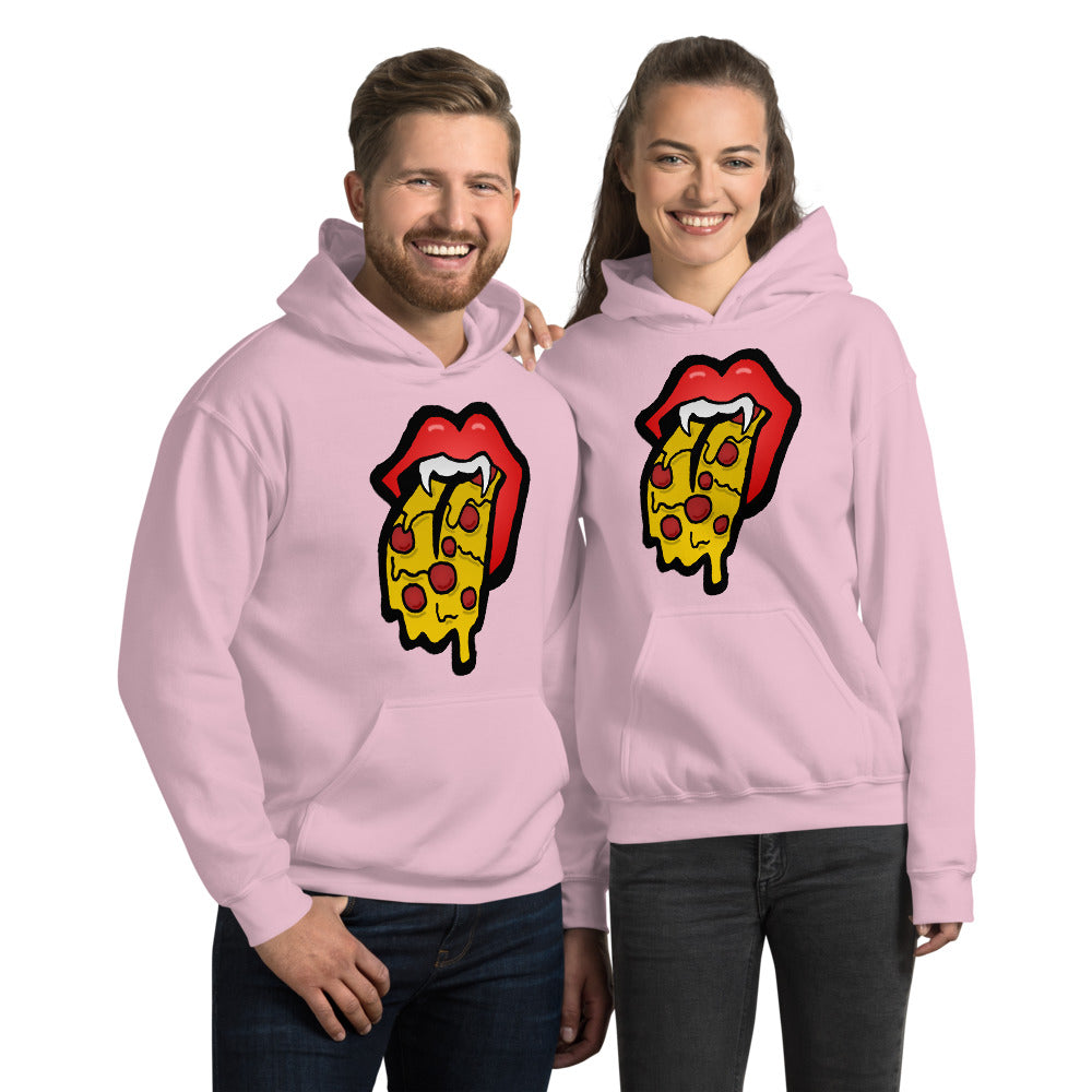 Red Pizza Tongue Unisex Hoodie