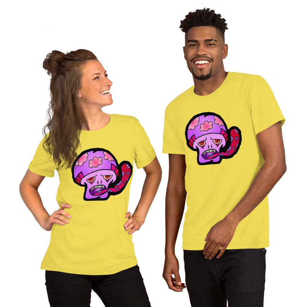 Pink Shroom Short-Sleeve Unisex T-Shirt