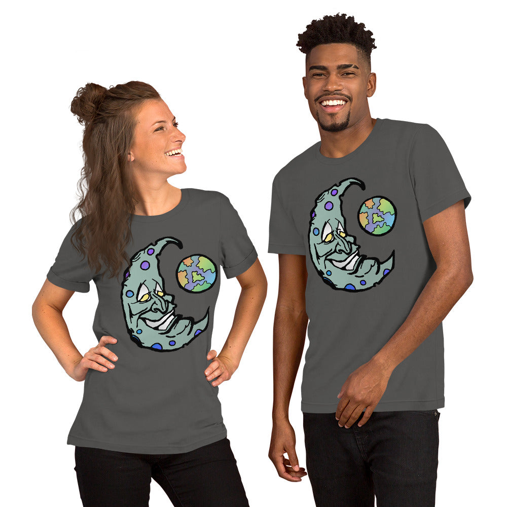 Green Moon Short-Sleeve Unisex T-Shirt