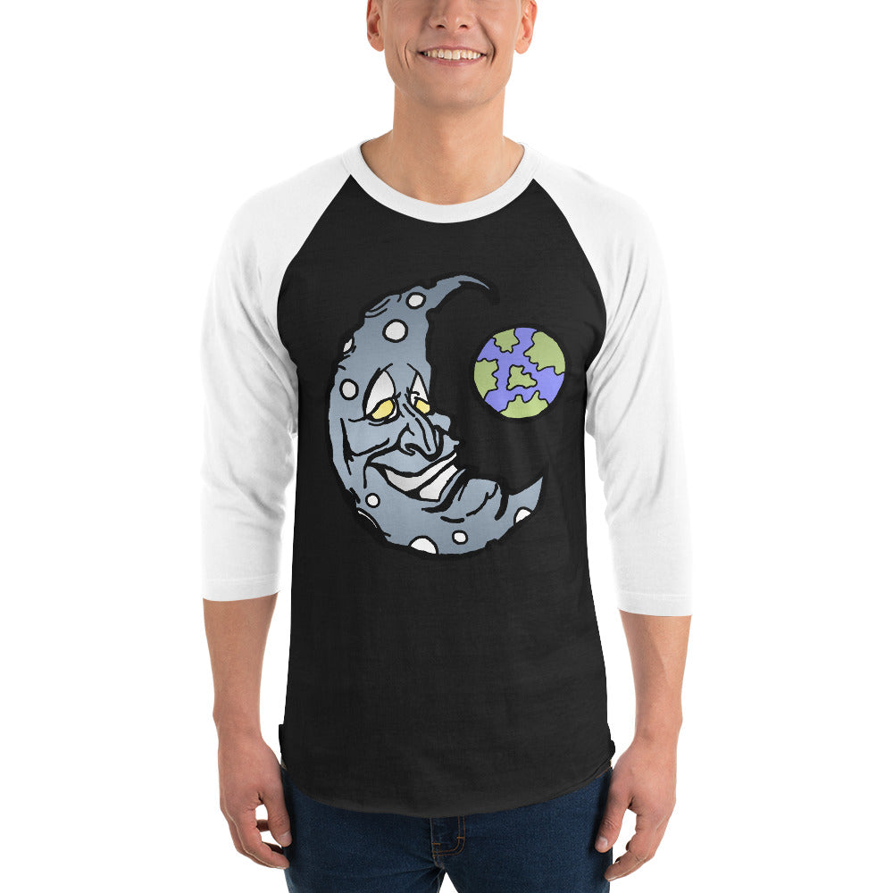 Silver Moon 3/4 sleeve raglan shirt