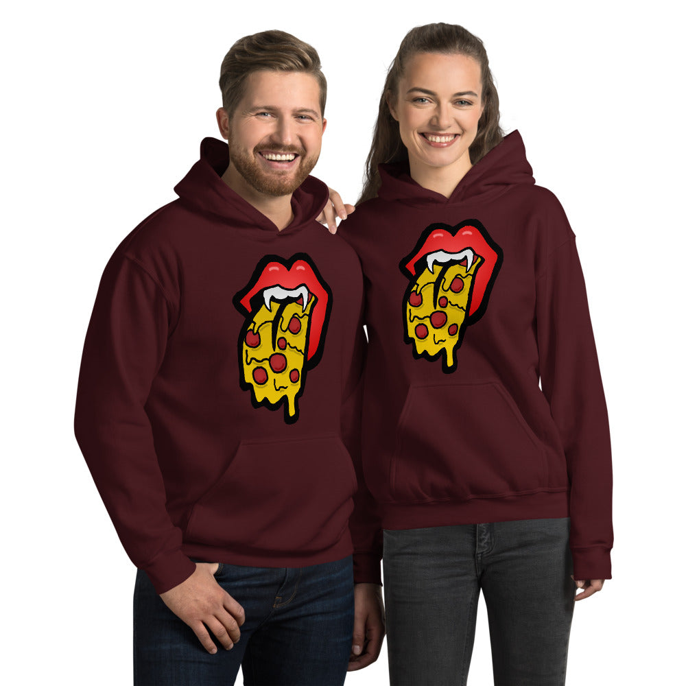 Red Pizza Tongue Unisex Hoodie