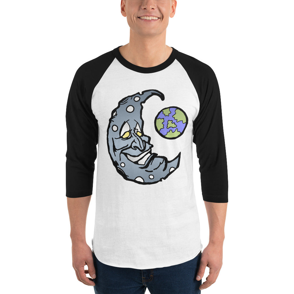 Silver Moon 3/4 sleeve raglan shirt