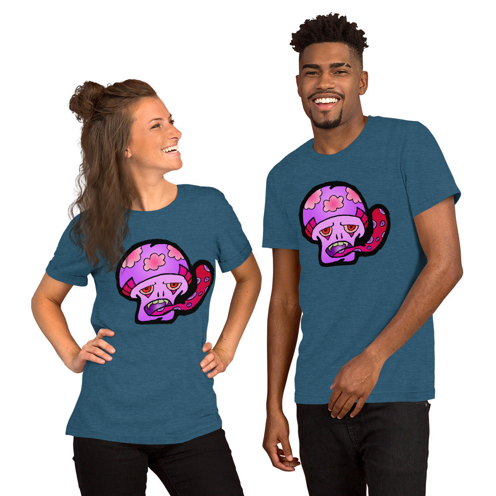 Pink Shroom Short-Sleeve Unisex T-Shirt