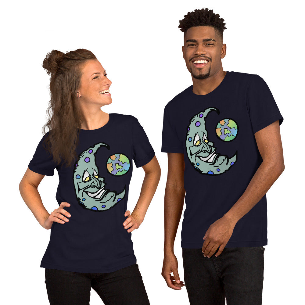 Green Moon Short-Sleeve Unisex T-Shirt