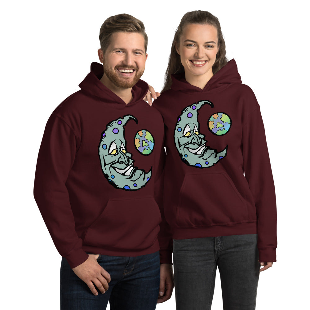 Green Moon Unisex Hoodie