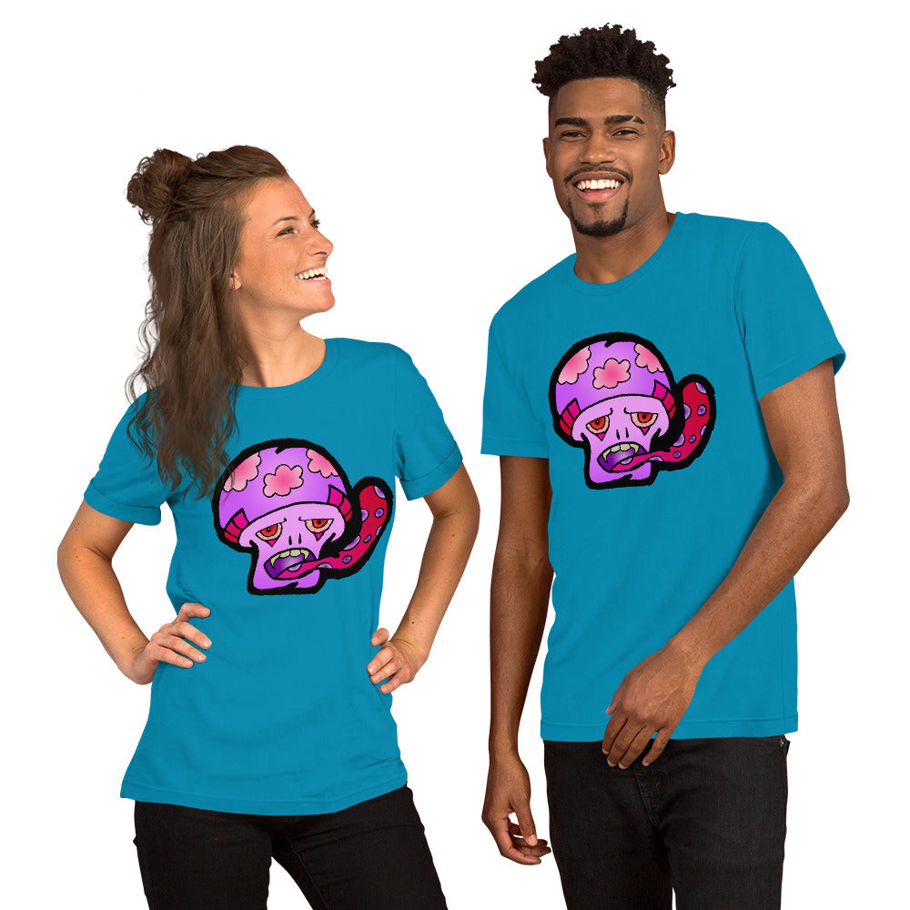 Pink Shroom Short-Sleeve Unisex T-Shirt