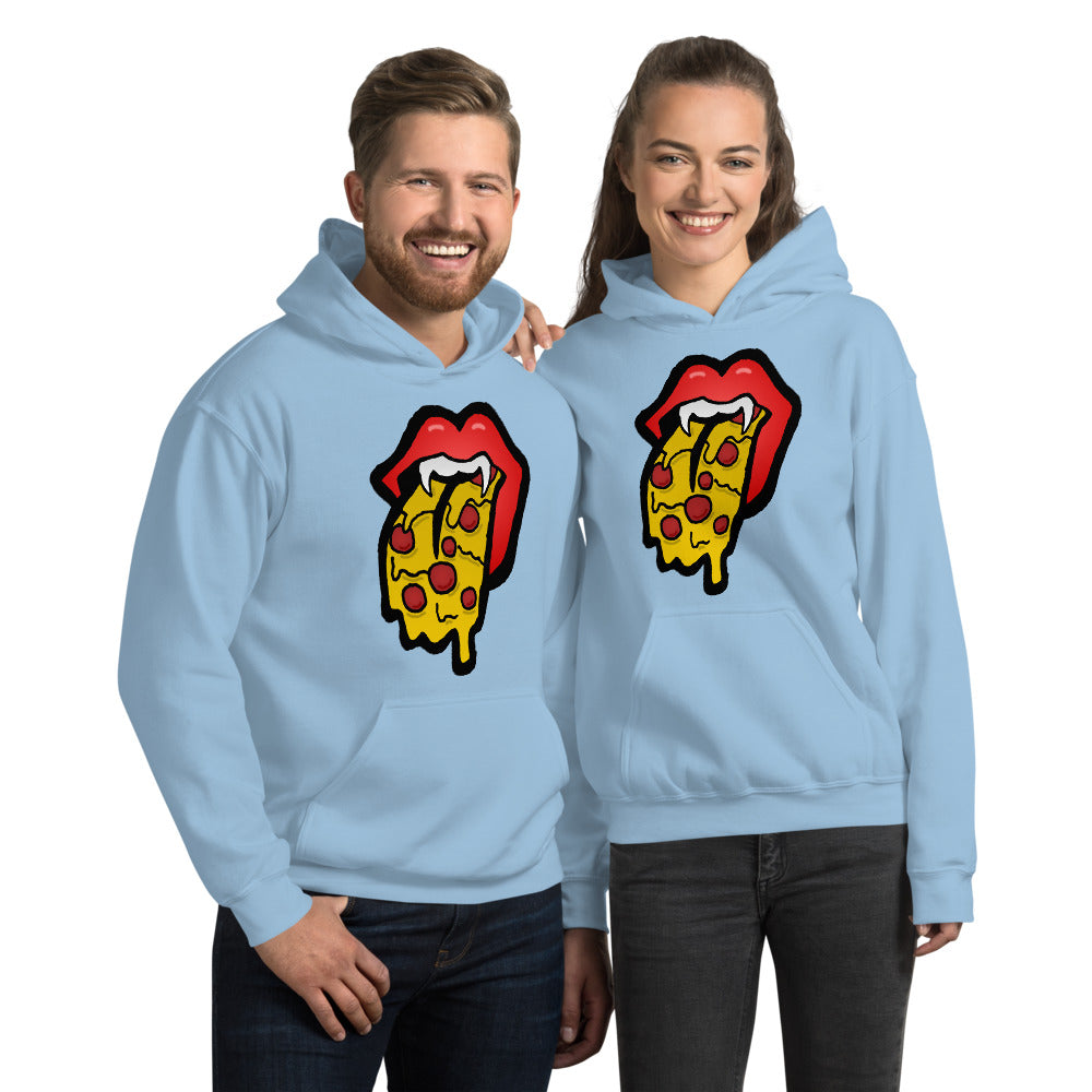 Red Pizza Tongue Unisex Hoodie