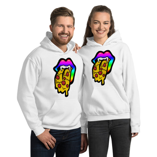 Rainbow Pizza Tongue Unisex Hoodie