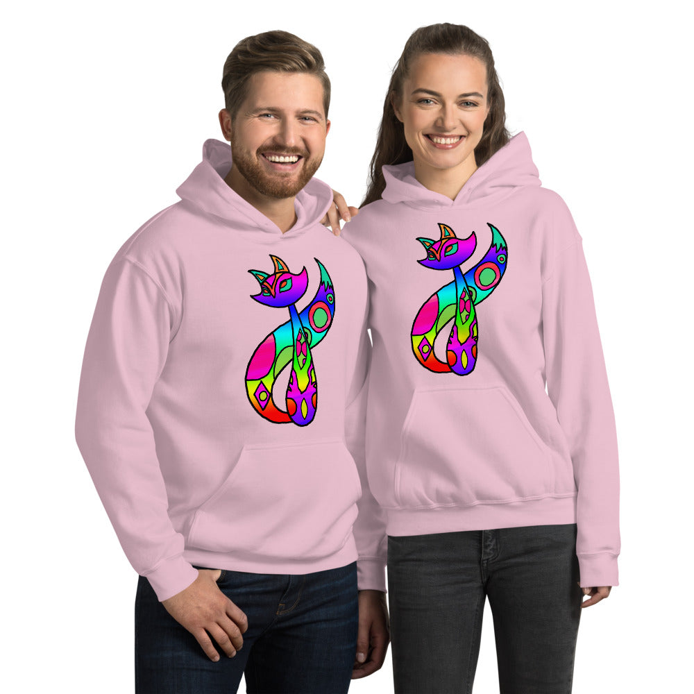 Rainbow Cat Unisex Hoodie