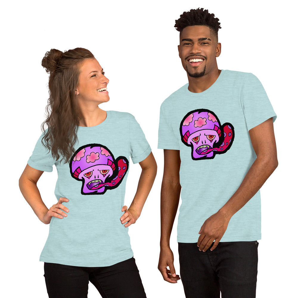 Pink Shroom Short-Sleeve Unisex T-Shirt