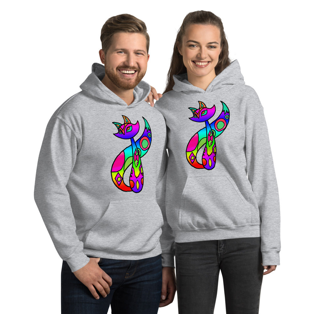 Rainbow Cat Unisex Hoodie