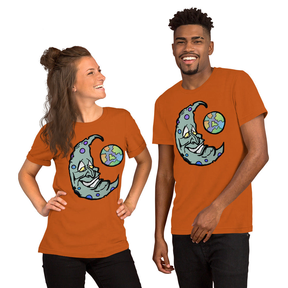 Green Moon Short-Sleeve Unisex T-Shirt