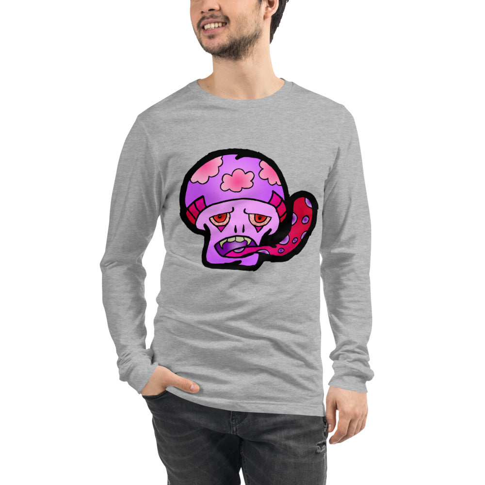 Pink Shroom Unisex Long Sleeve Tee