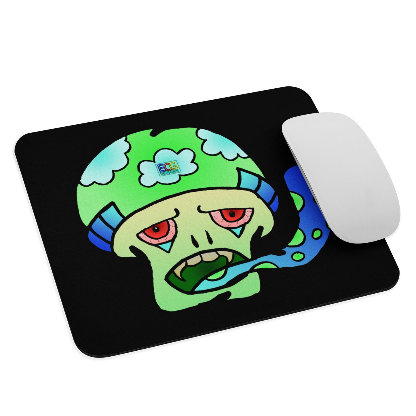 Green Shroom Mouse pad