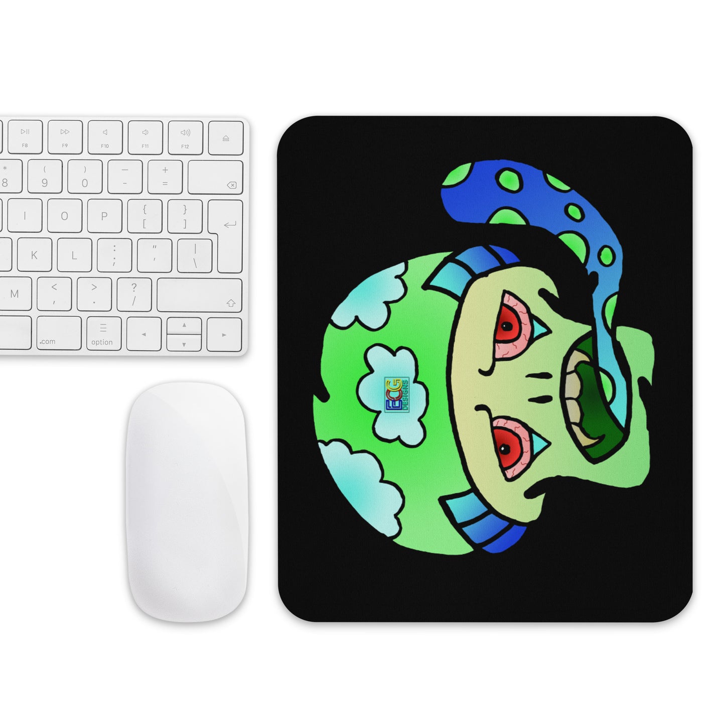 Green Shroom Mouse pad