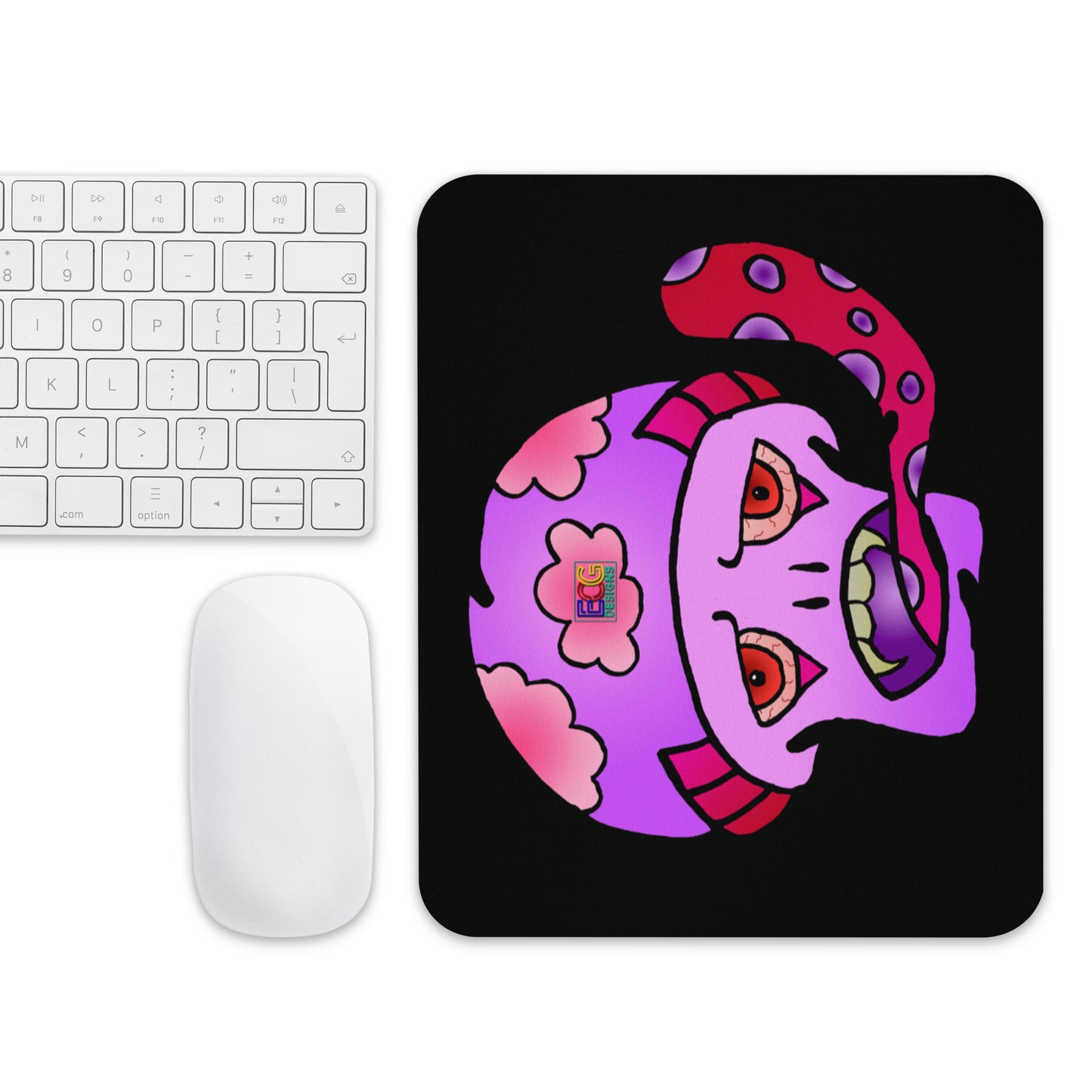 Pink Shroom Mouse pad