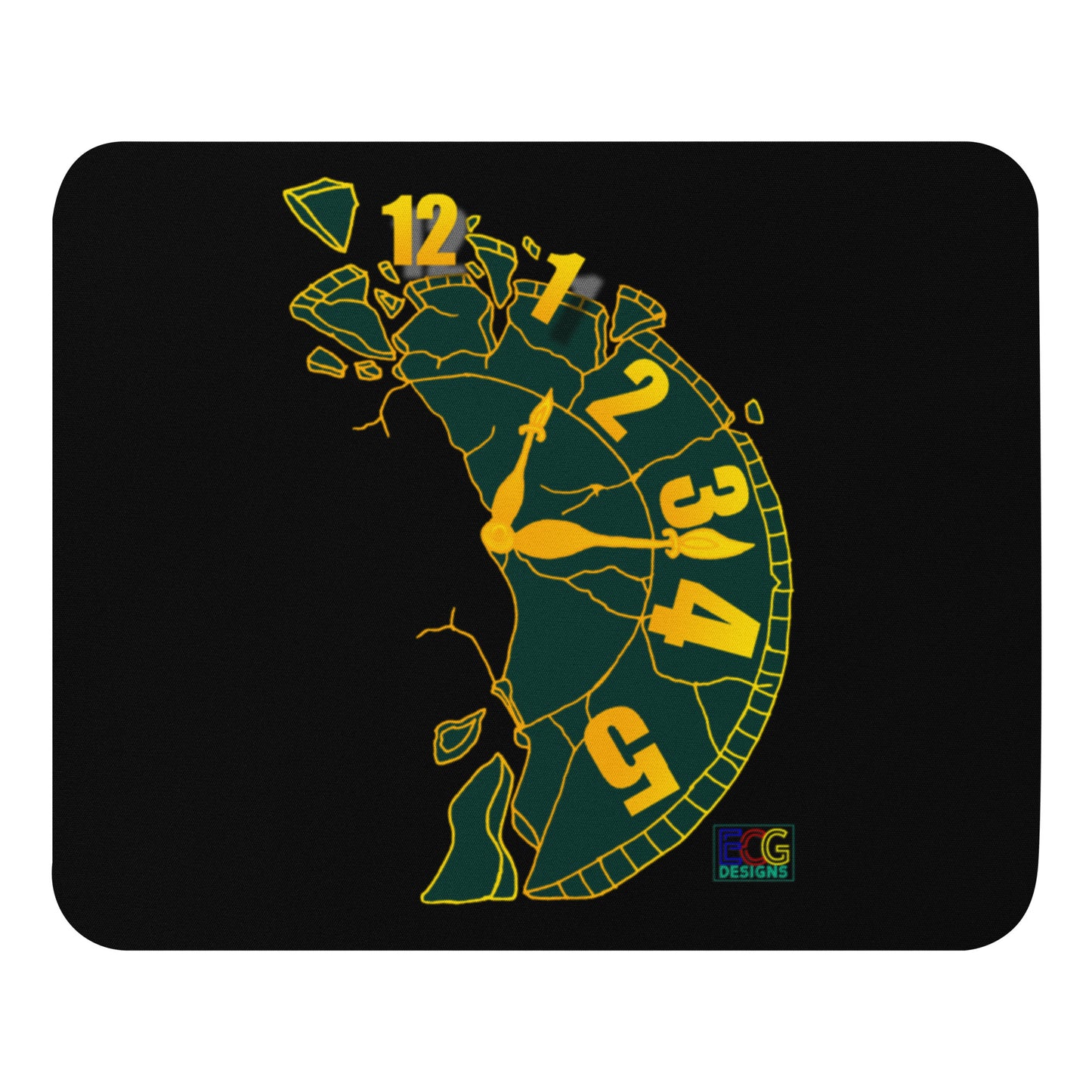 Broken Clock Mouse pad