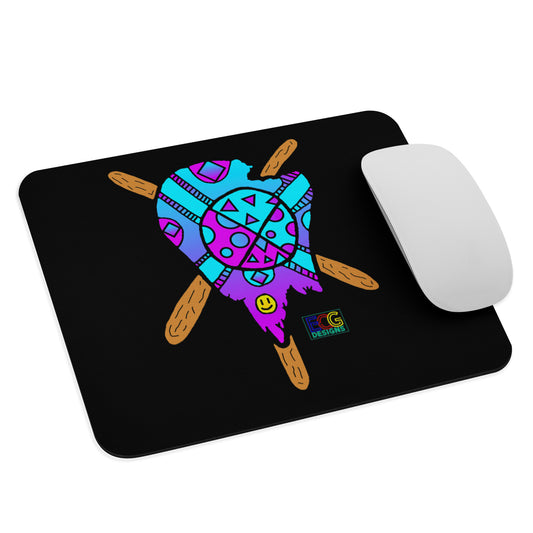 Blue and Purple Melted Popsicle Mouse pad