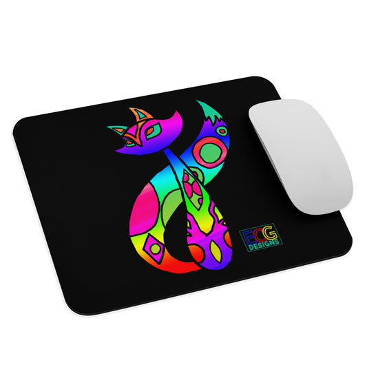 Rainbow Cat Mouse pad