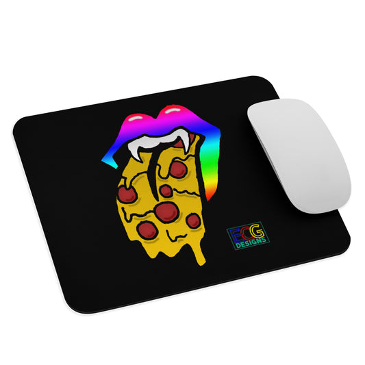 Rainbow Pizza Tongue Mouse pad