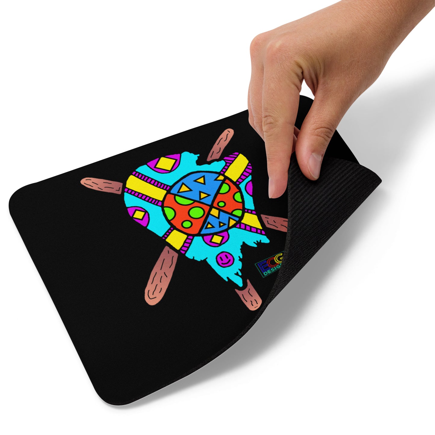 Multicolored Melted Popsicle Mouse pad