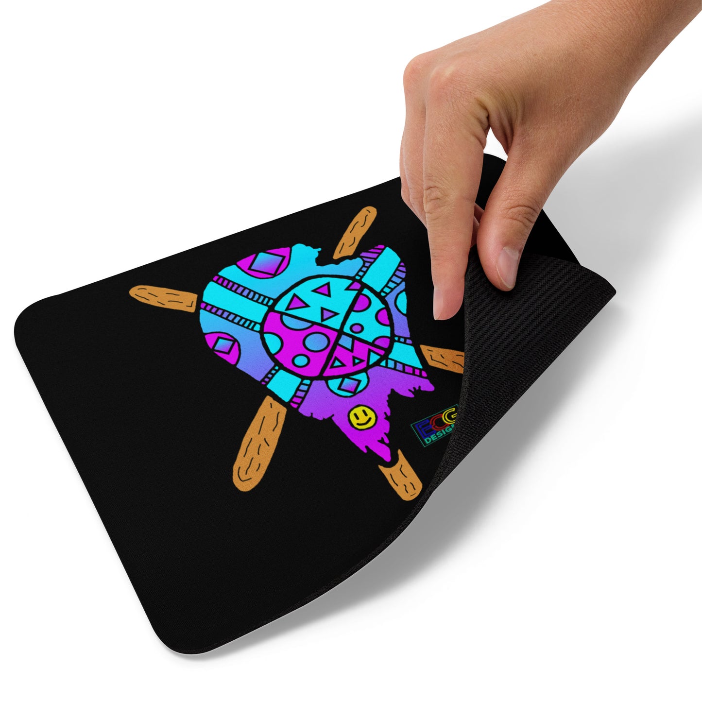 Blue and Purple Melted Popsicle Mouse pad