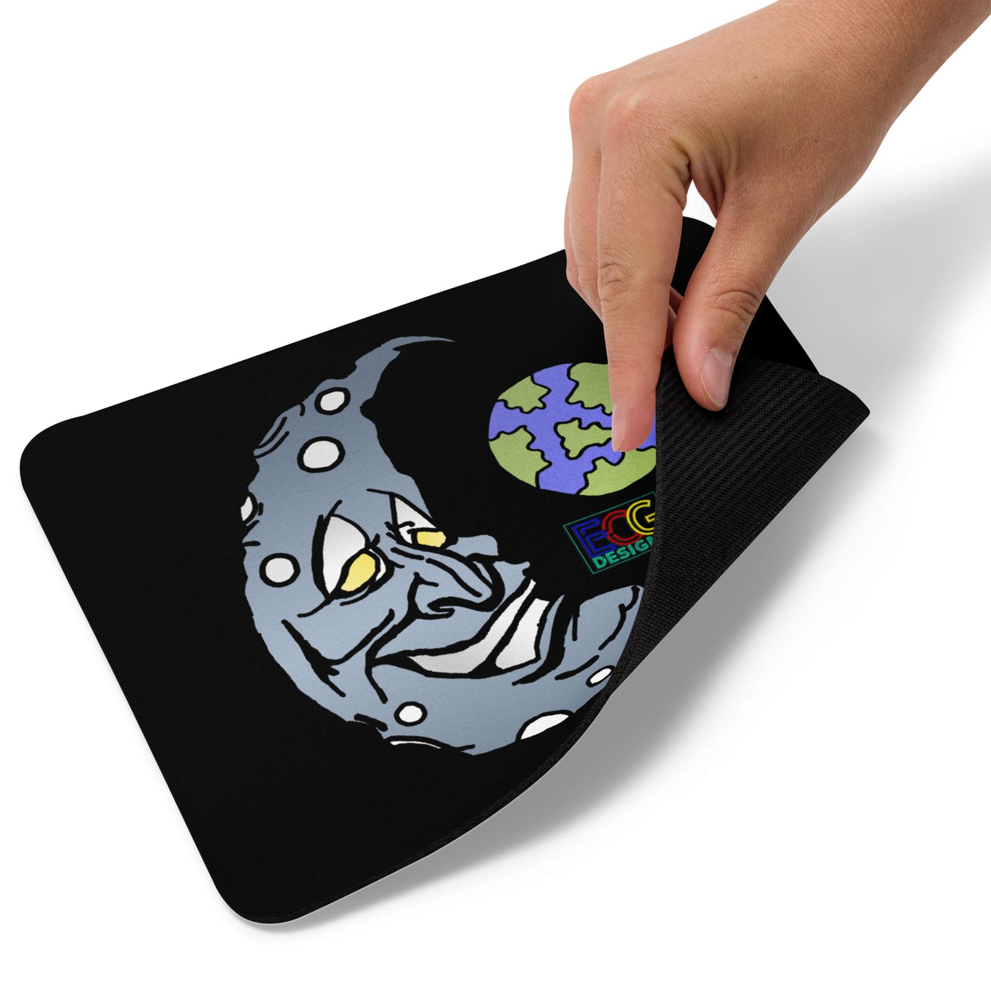 Silver Moon Mouse pad