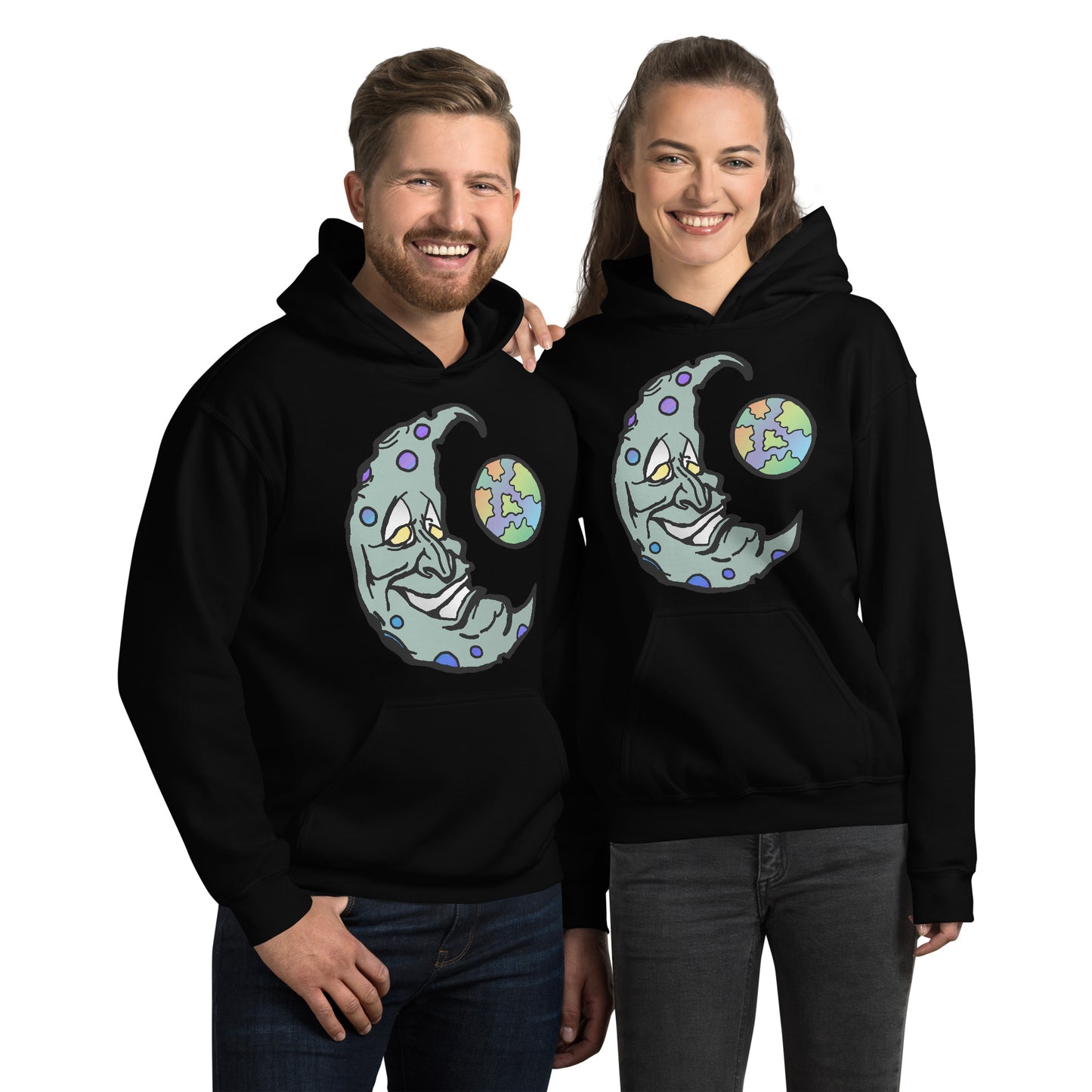 Green Moon Unisex Hoodie