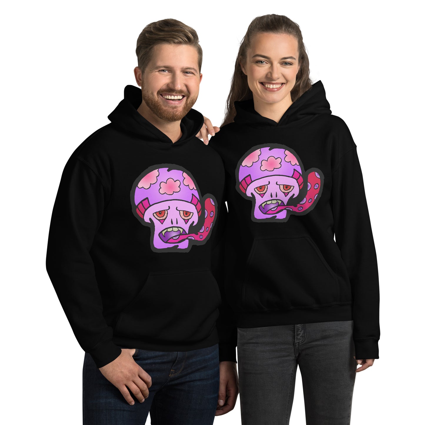 Pink Shroom Unisex Hoodie