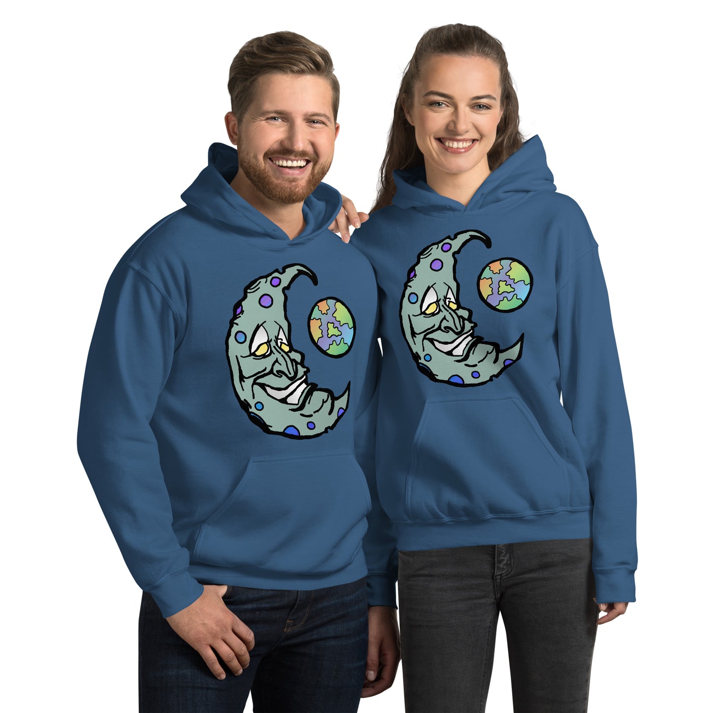 Green Moon Unisex Hoodie