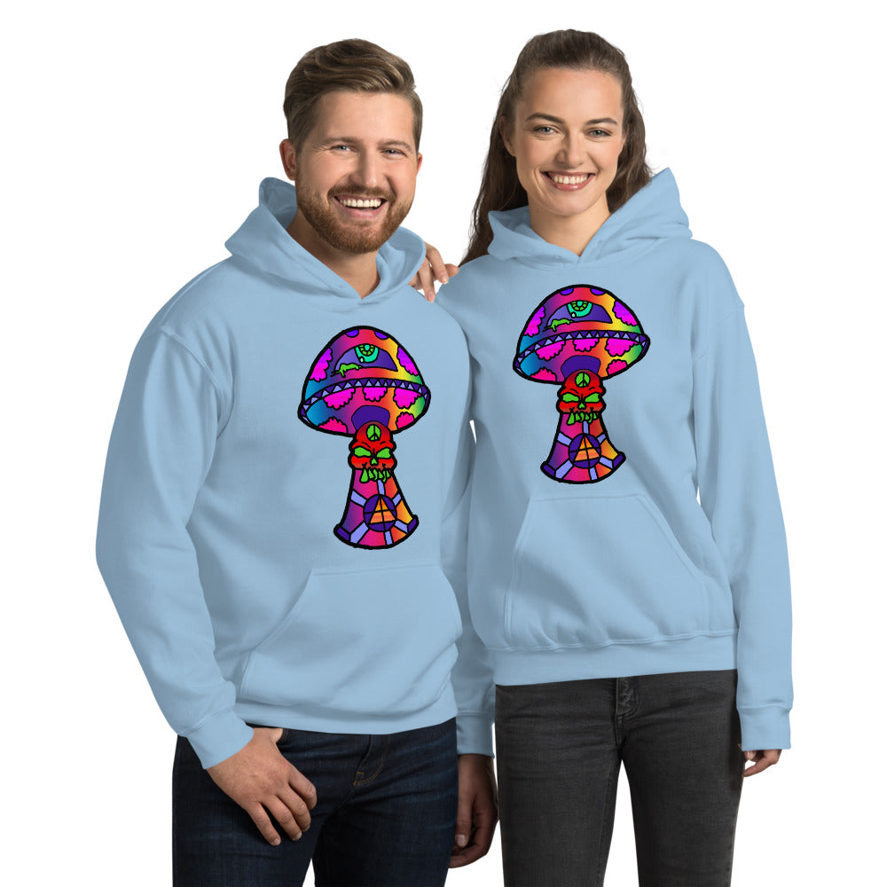 Rainbow Skull Shroom Unisex Hoodie