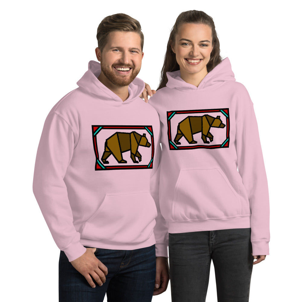 Brown Box Bear Unisex Hoodie