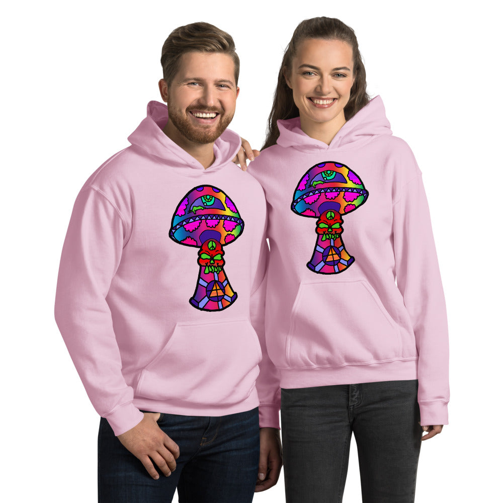 Rainbow Skull Shroom Unisex Hoodie