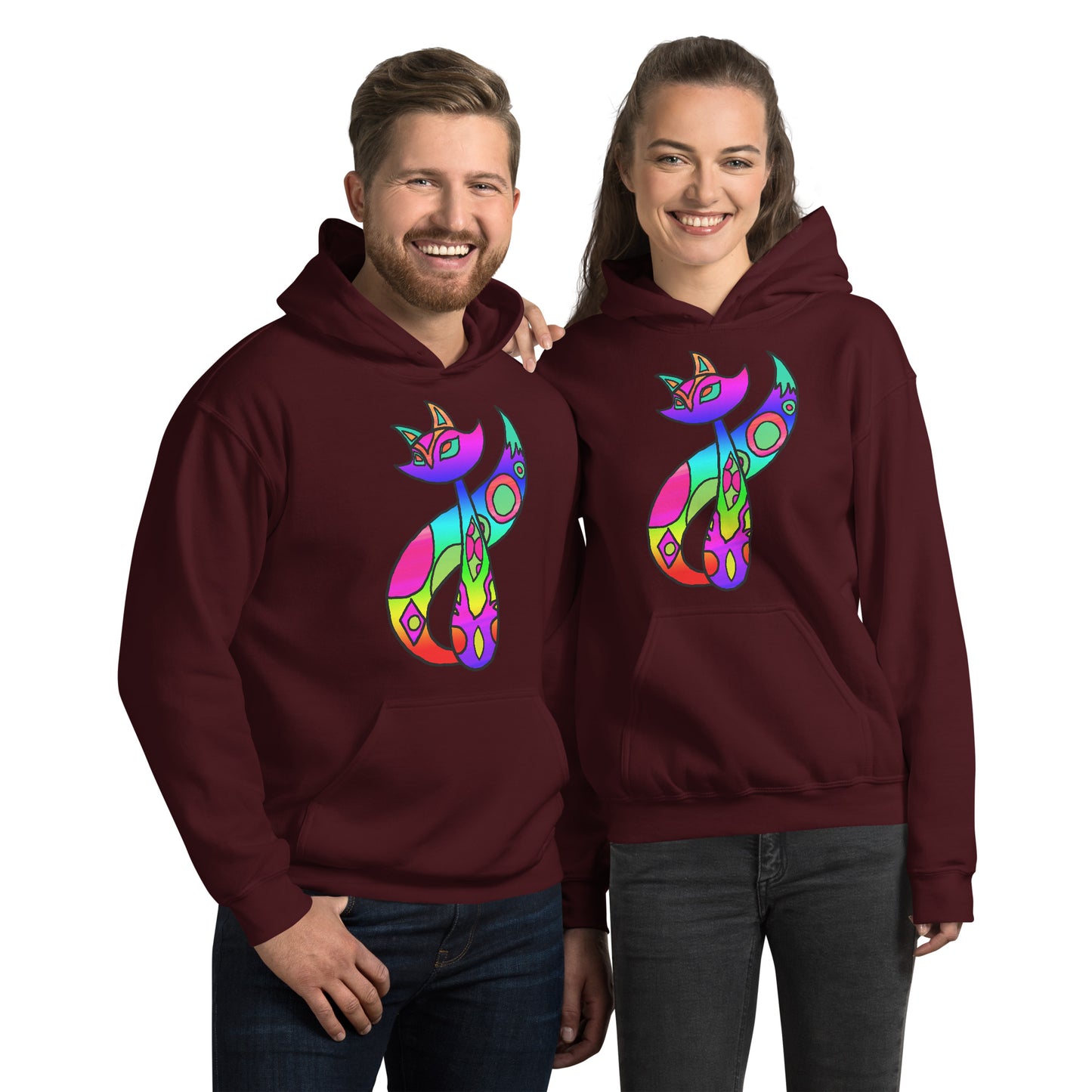 Rainbow Cat Unisex Hoodie