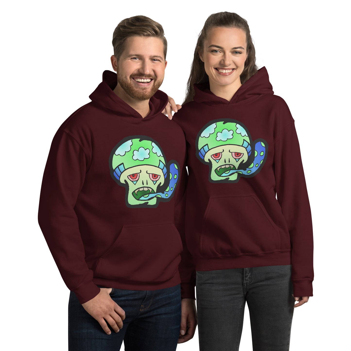 Green Shroom Unisex Hoodie