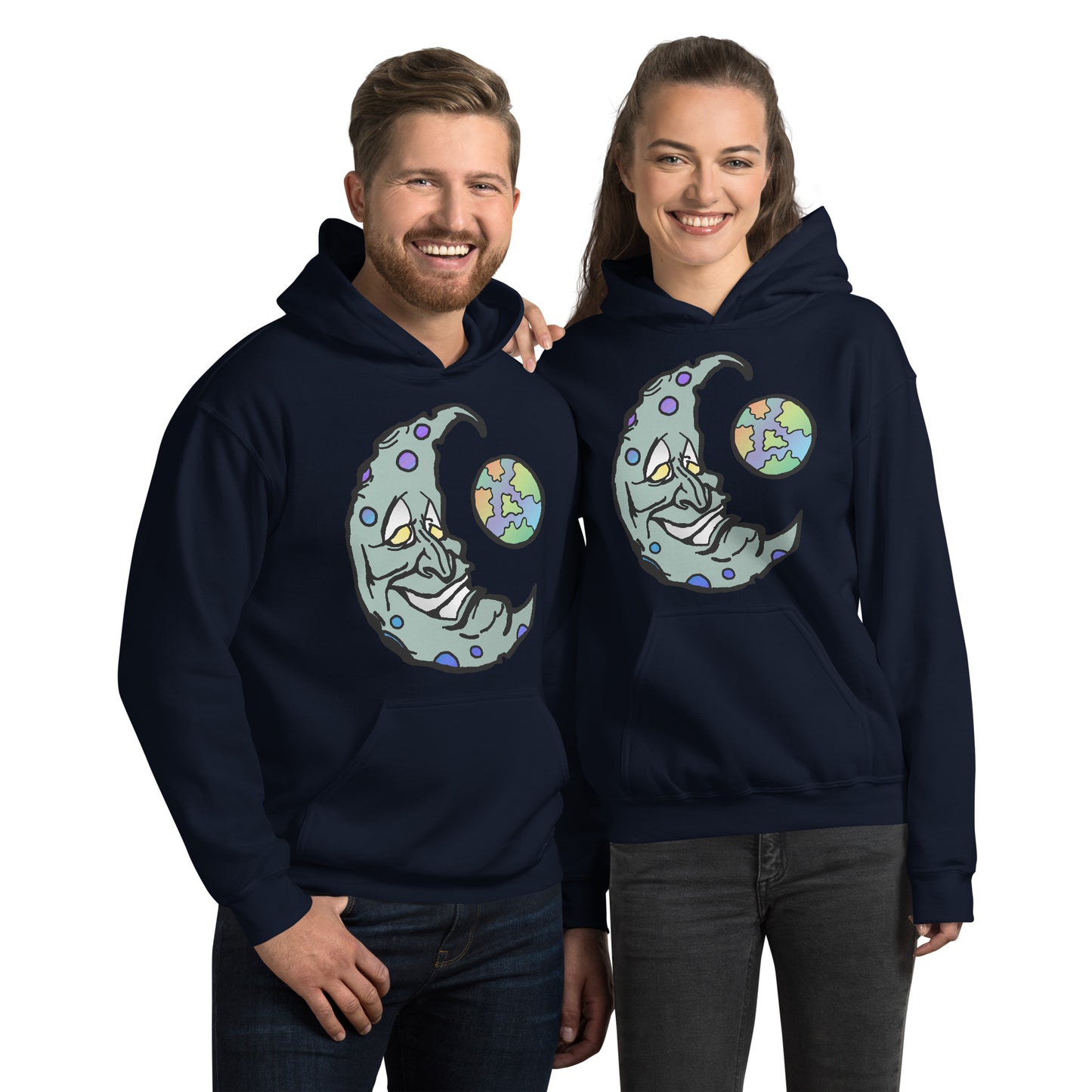 Green Moon Unisex Hoodie