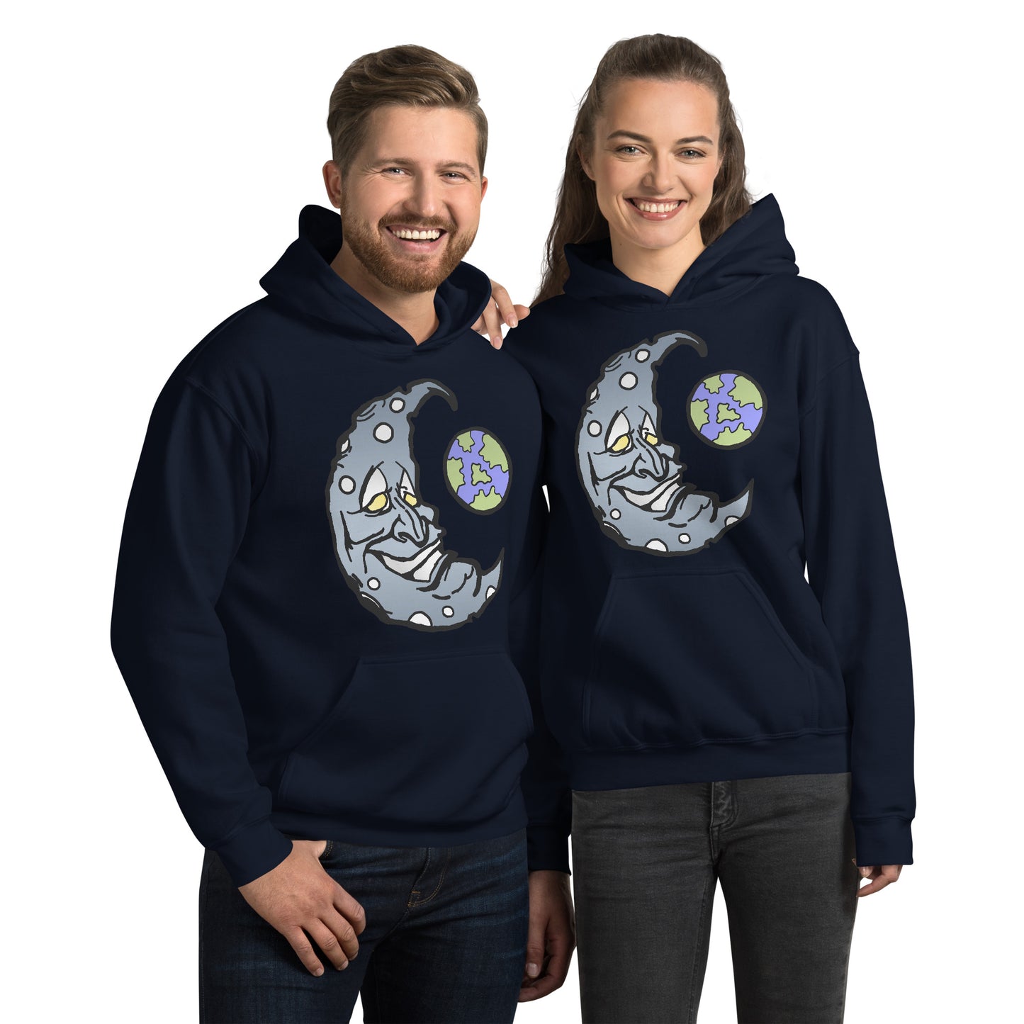 Silver Moon Unisex Hoodie