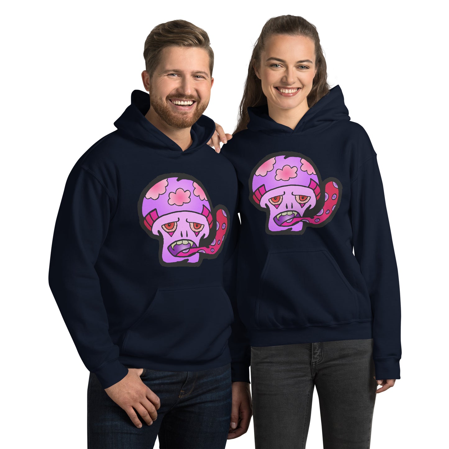 Pink Shroom Unisex Hoodie