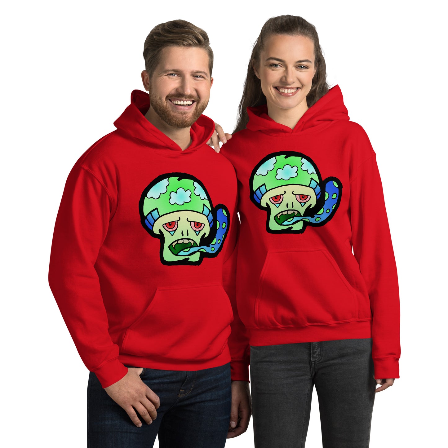 Green Shroom Unisex Hoodie