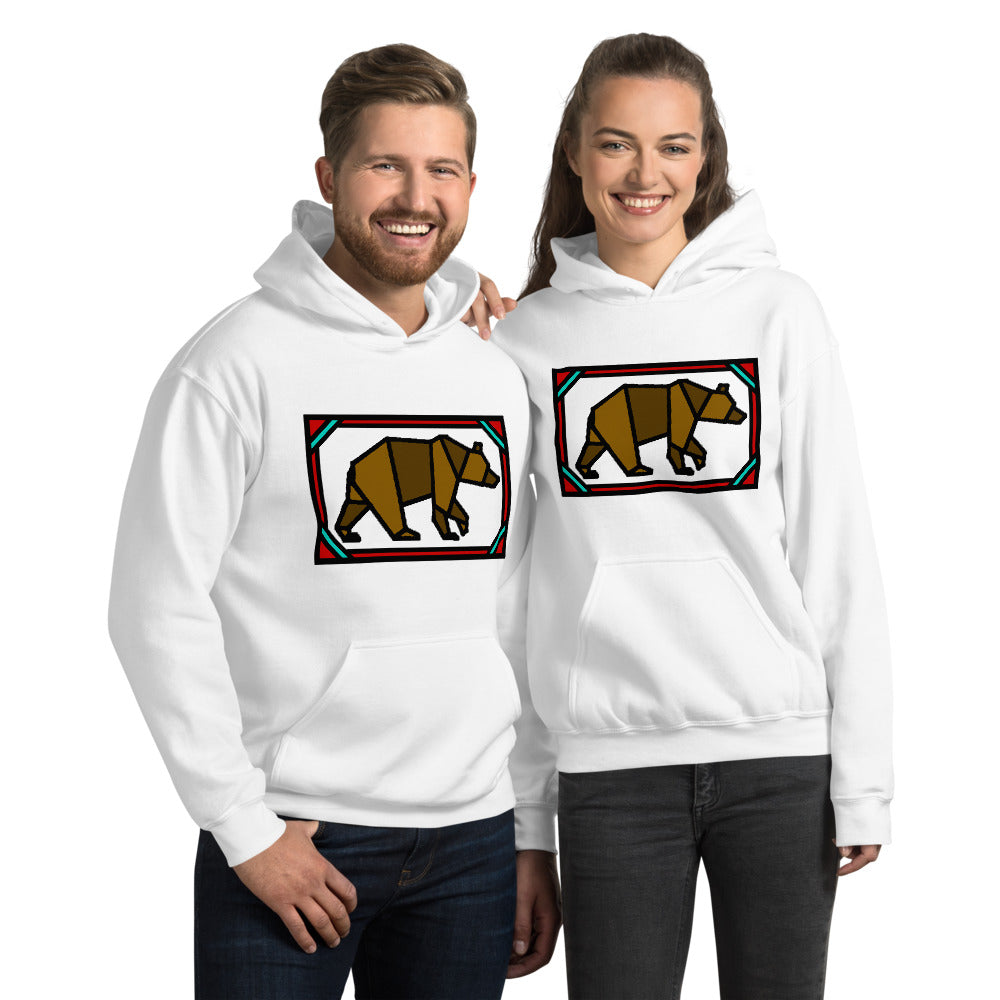 Brown Box Bear Unisex Hoodie