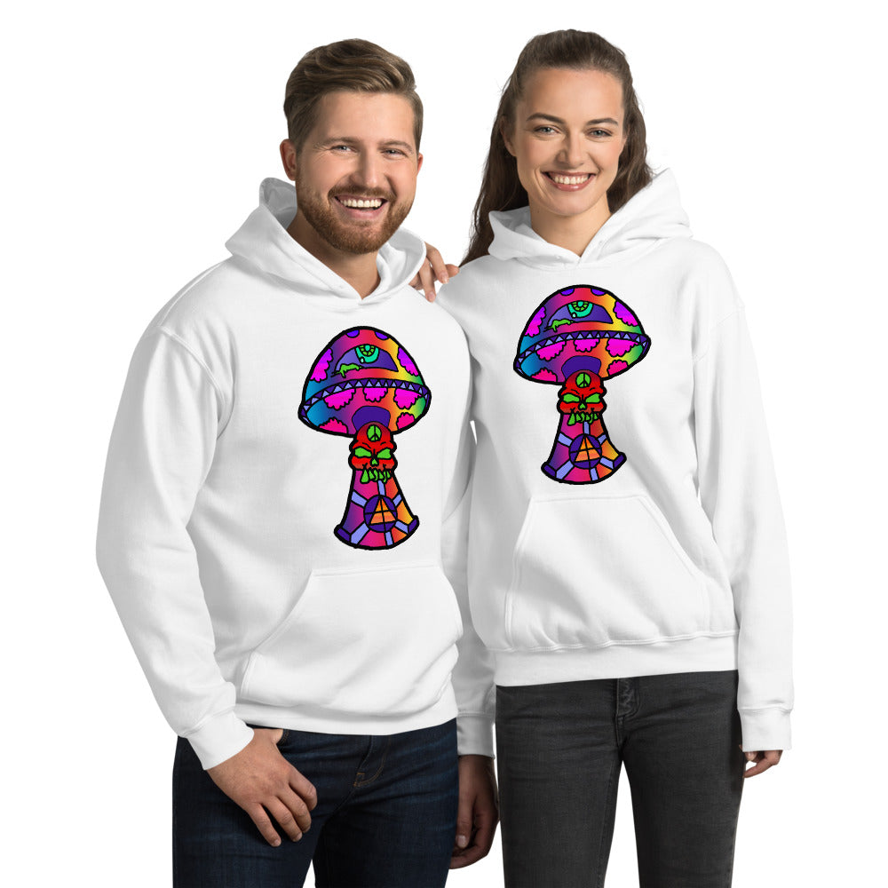 Rainbow Skull Shroom Unisex Hoodie