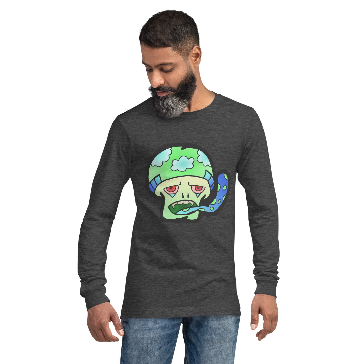 Green Shroom Unisex Long Sleeve Tee