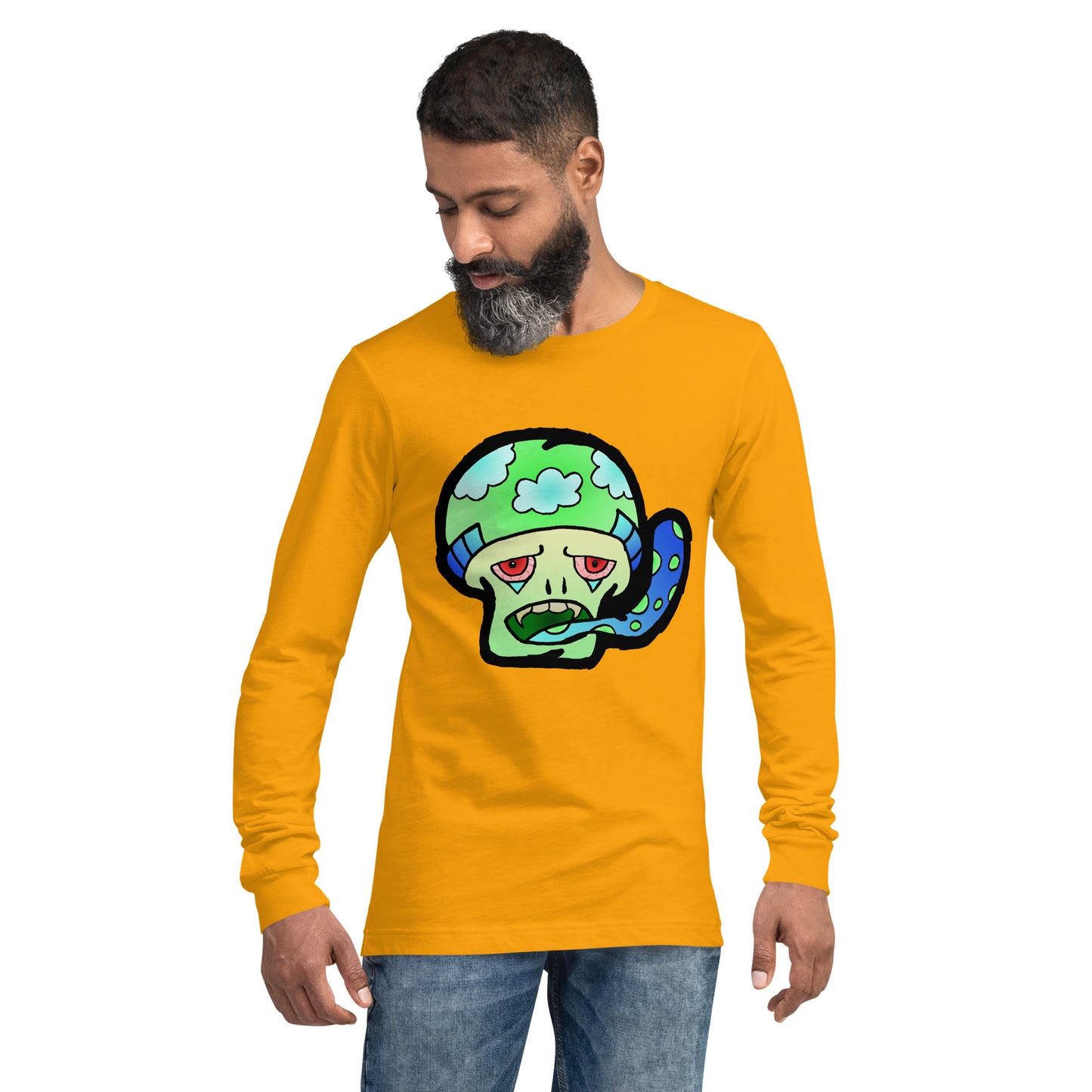 Green Shroom Unisex Long Sleeve Tee