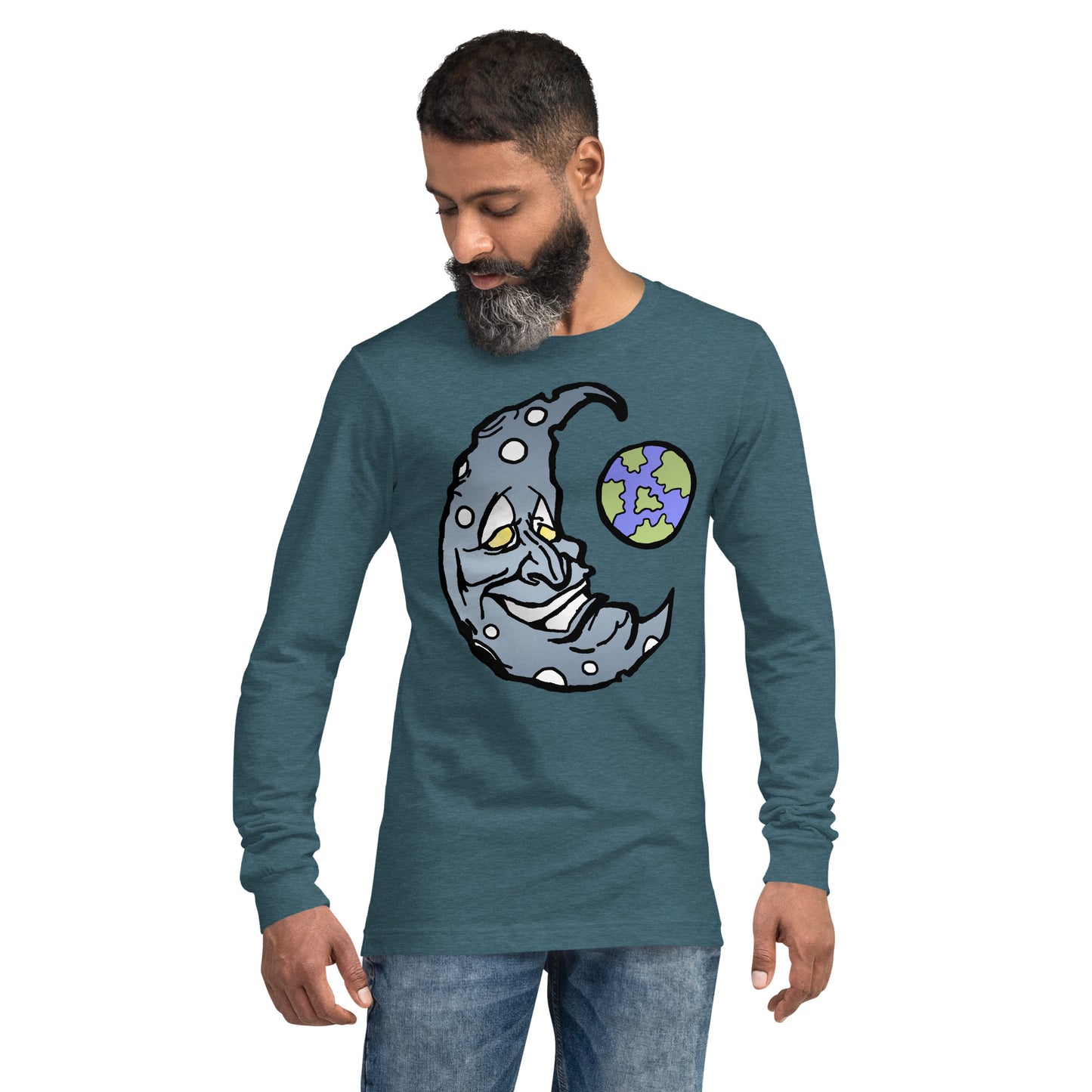 Silver Moon Unisex Long Sleeve Tee