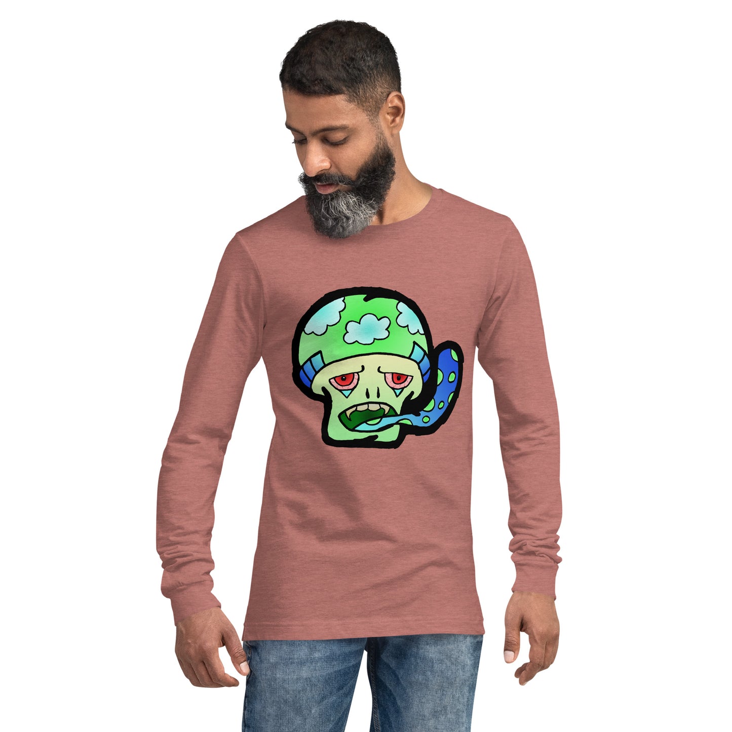 Green Shroom Unisex Long Sleeve Tee