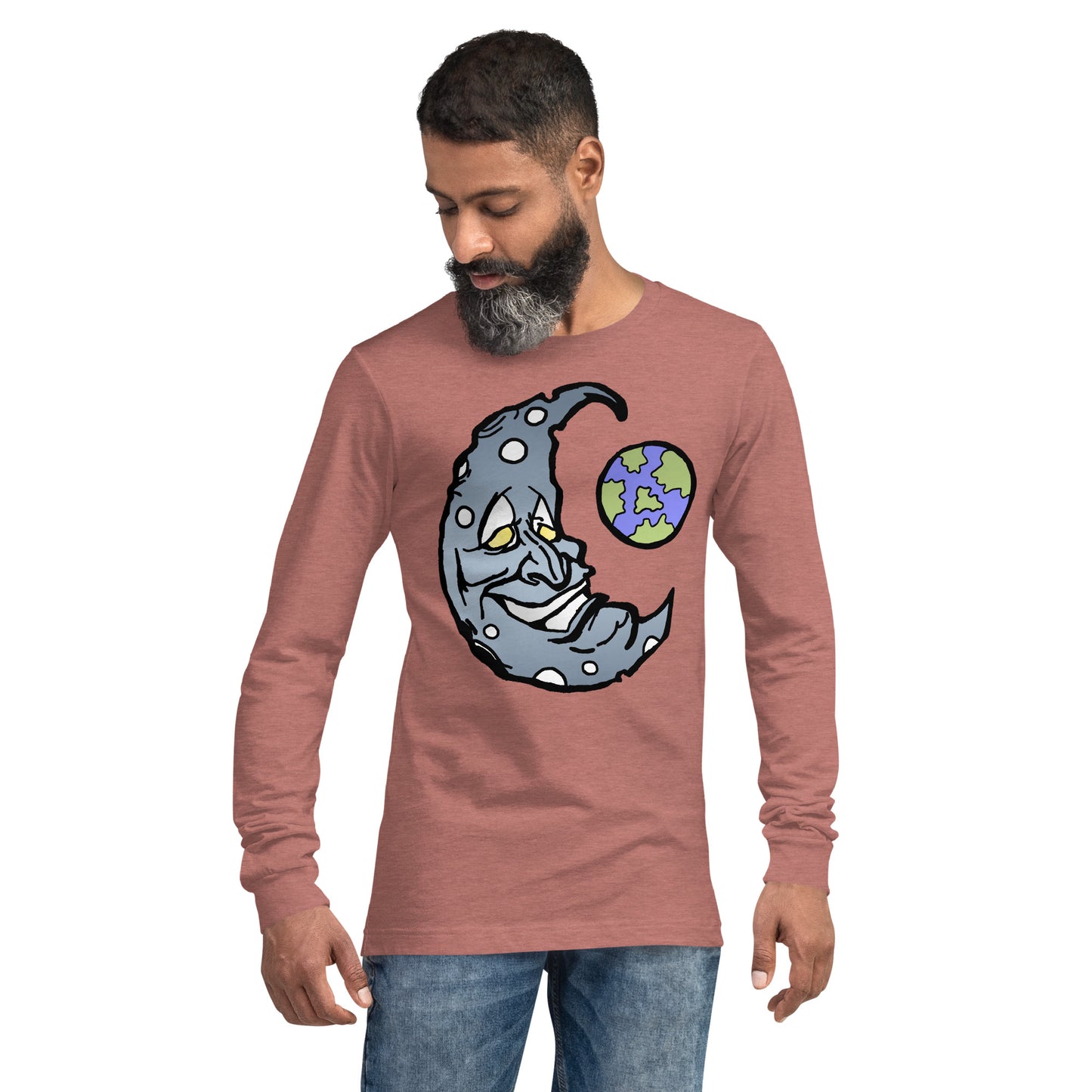 Silver Moon Unisex Long Sleeve Tee