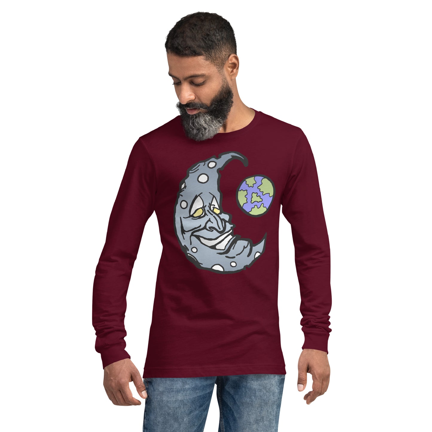 Silver Moon Unisex Long Sleeve Tee