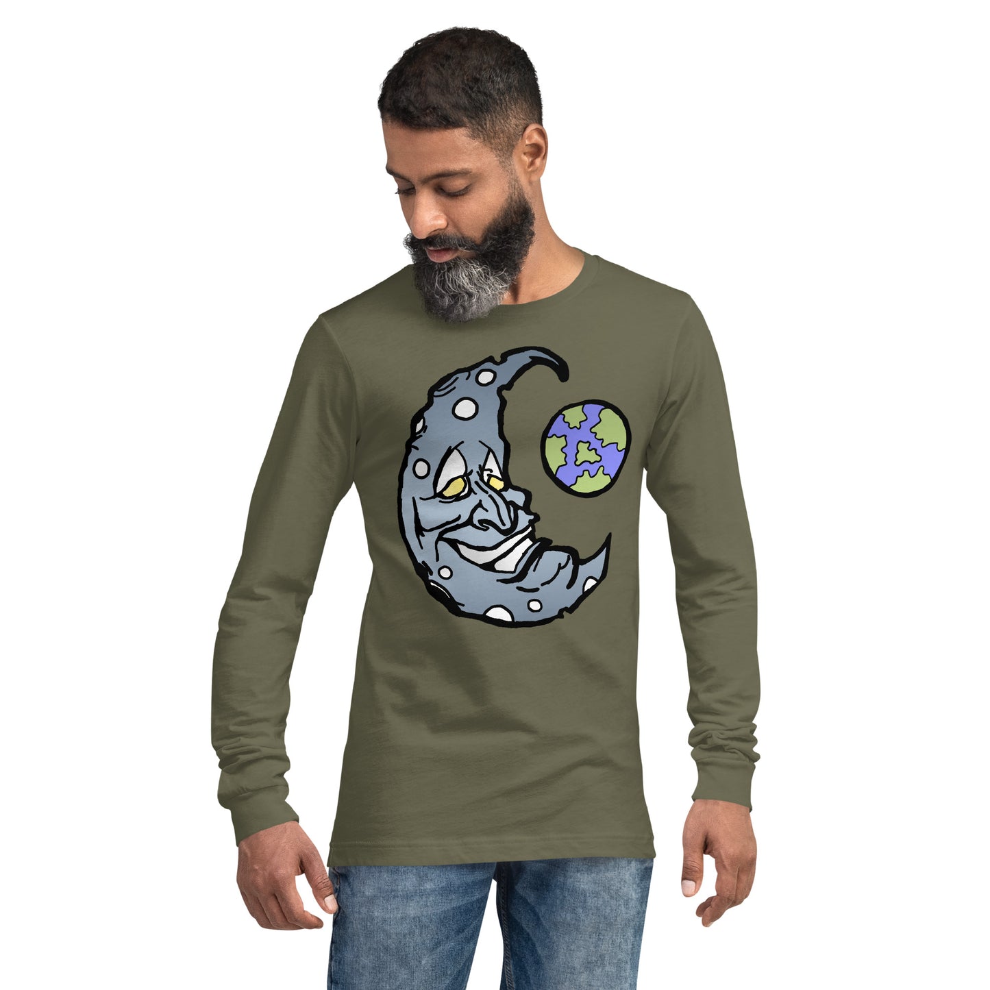 Silver Moon Unisex Long Sleeve Tee