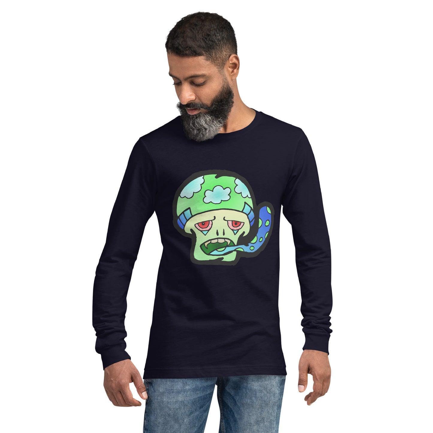 Green Shroom Unisex Long Sleeve Tee