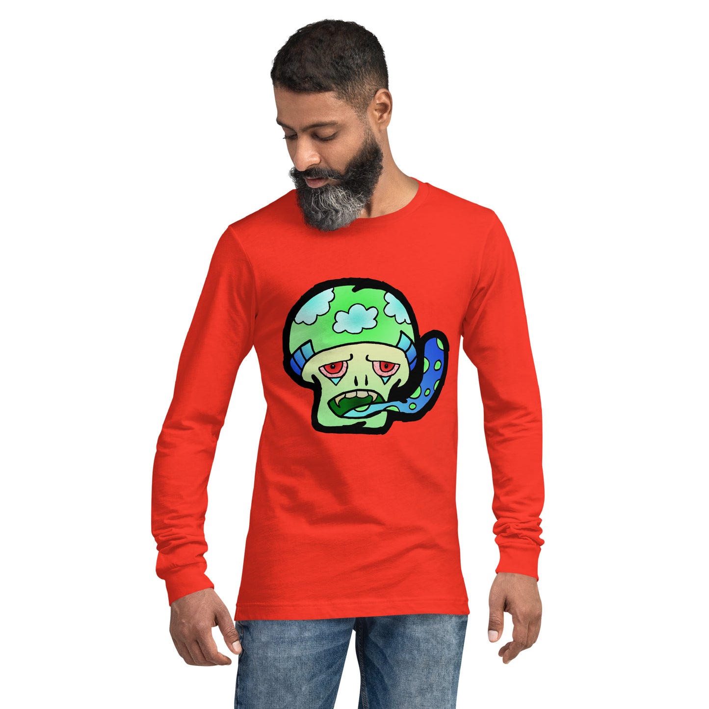 Green Shroom Unisex Long Sleeve Tee